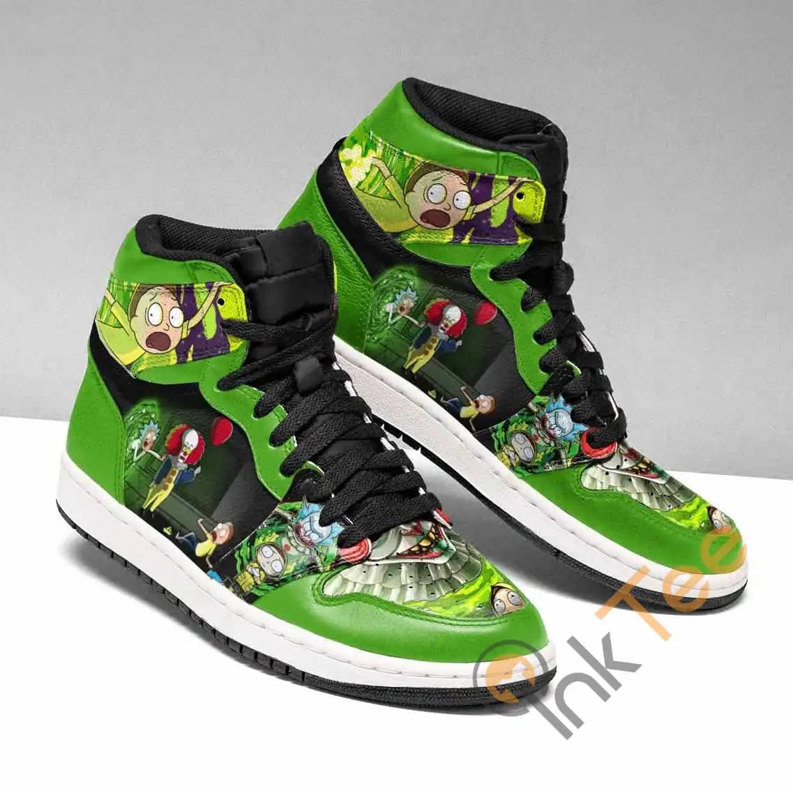 Rick And Morty Ha118 Custom Air Jordan Shoes