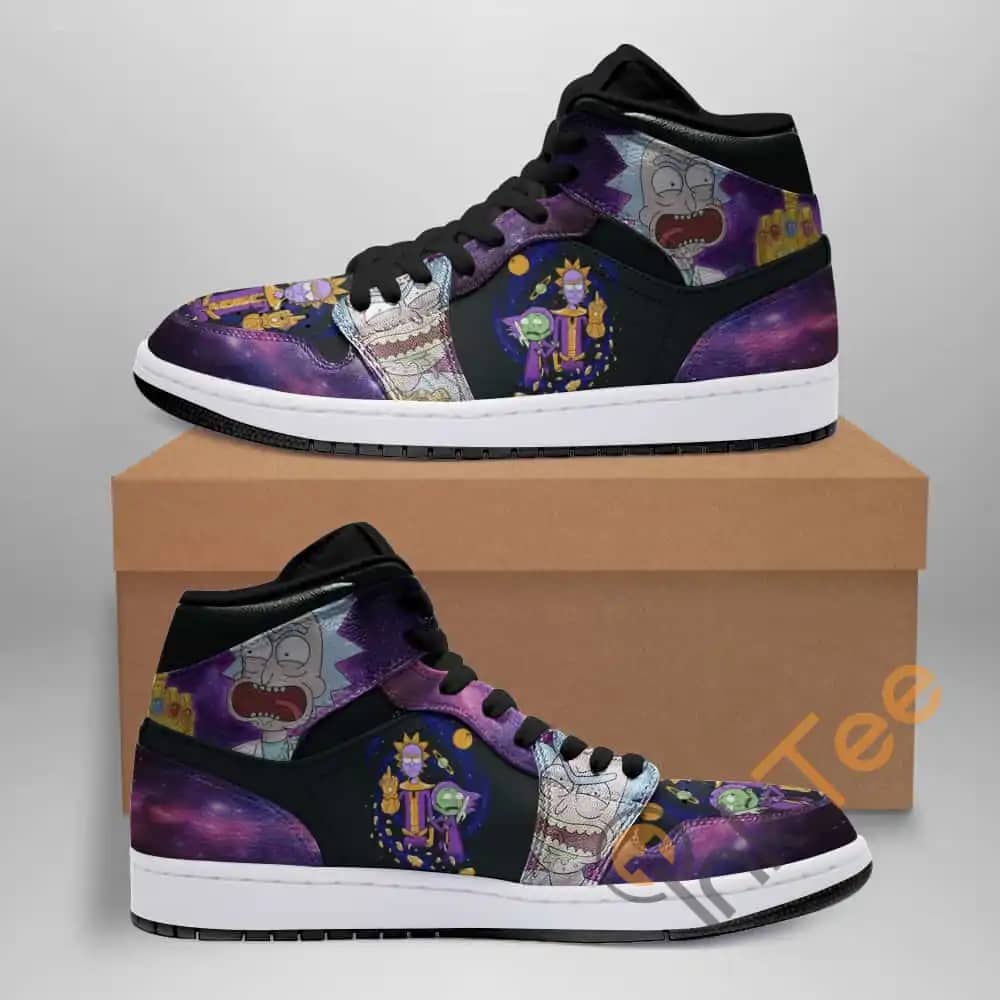 Rick And Morty Ha142 Custom Air Jordan Shoes