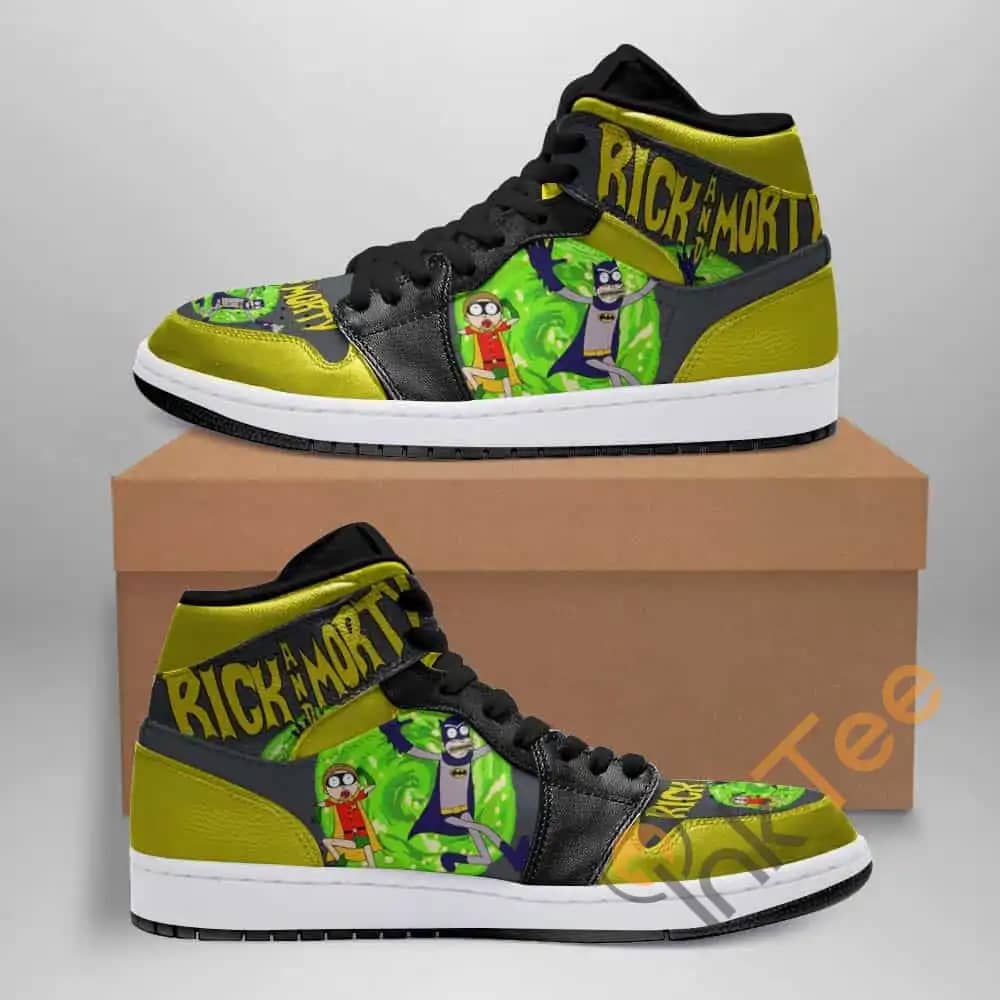 Rick And Morty Ha153 Custom Air Jordan Shoes