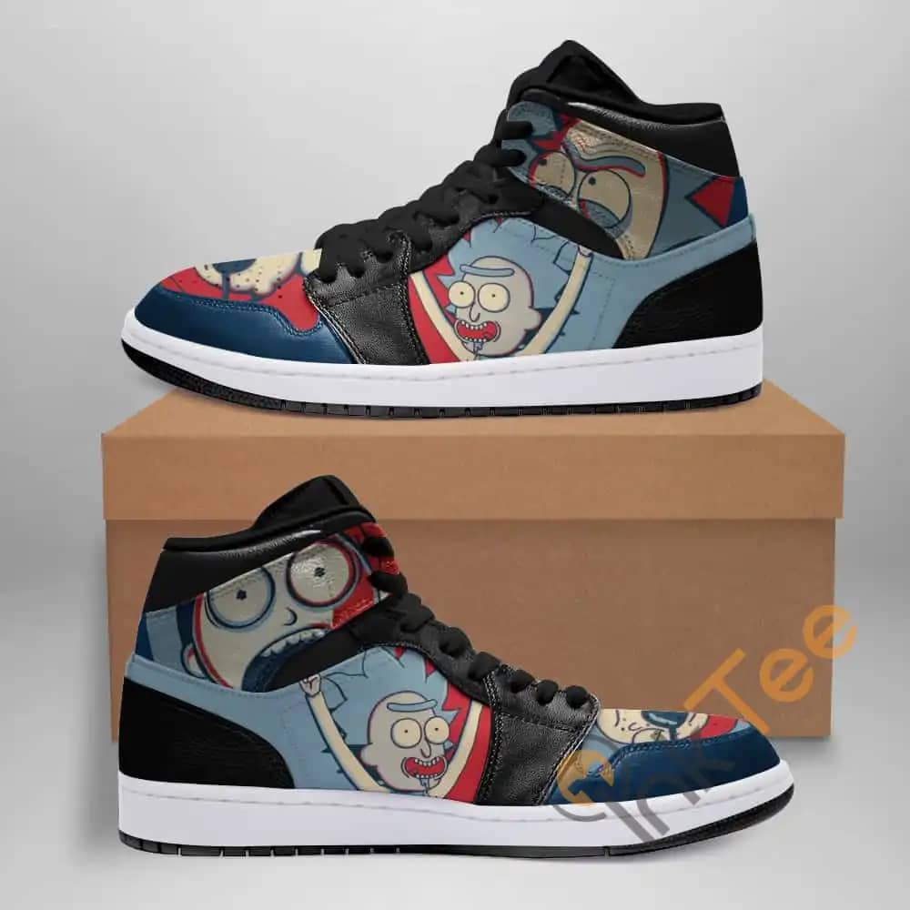 Rick And Morty Ha181 Custom Air Jordan Shoes