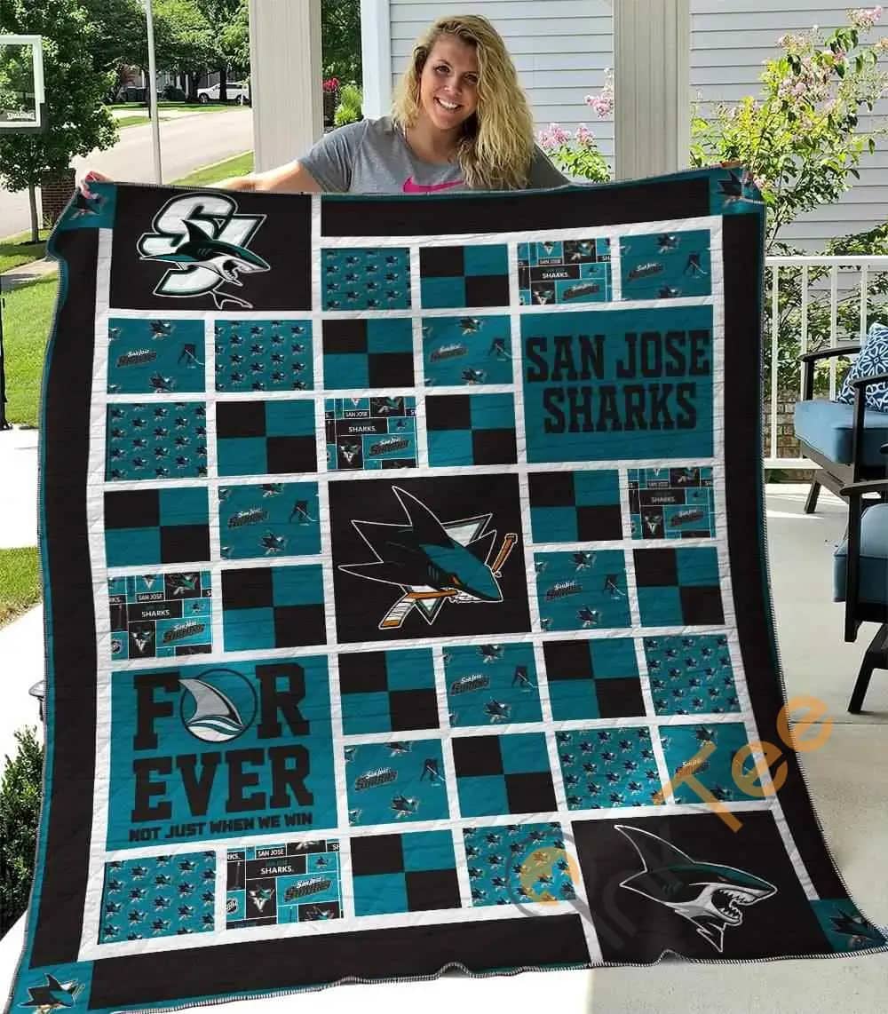 San Jose Sharks Ver1  Blanket Th2906 Quilt