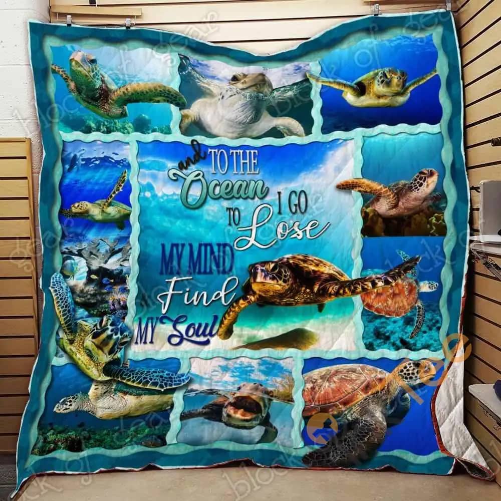 Sea Turtle  Blanket Kc1207 Quilt