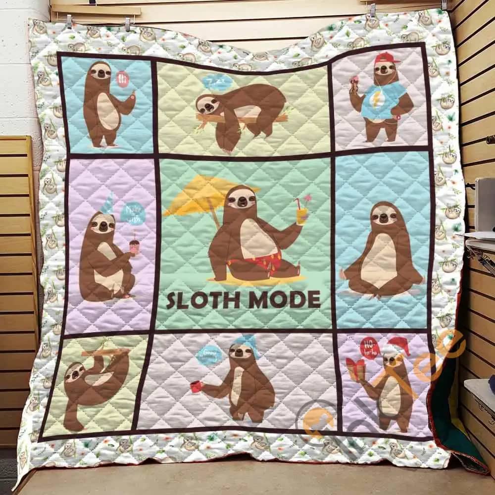 Sloth Mode  Blanket TH1707 Quilt