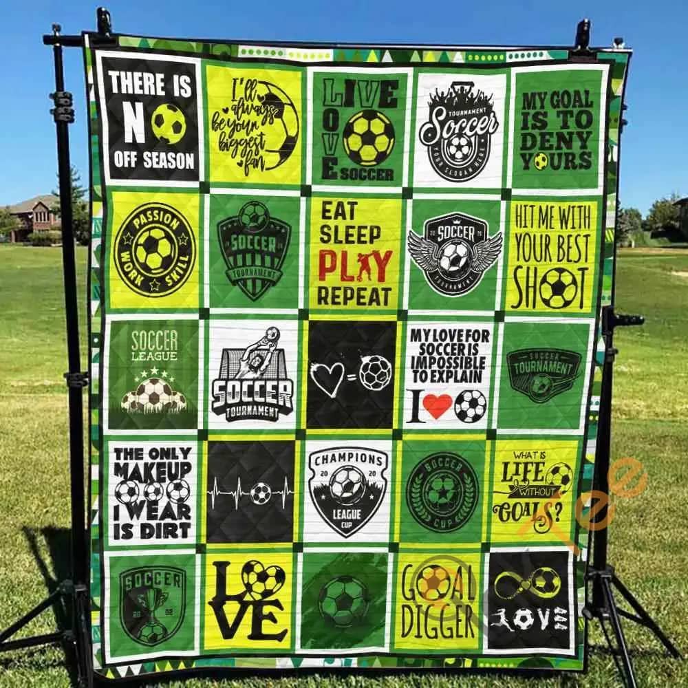 Soccer Ver10  Blanket Th1507 Quilt