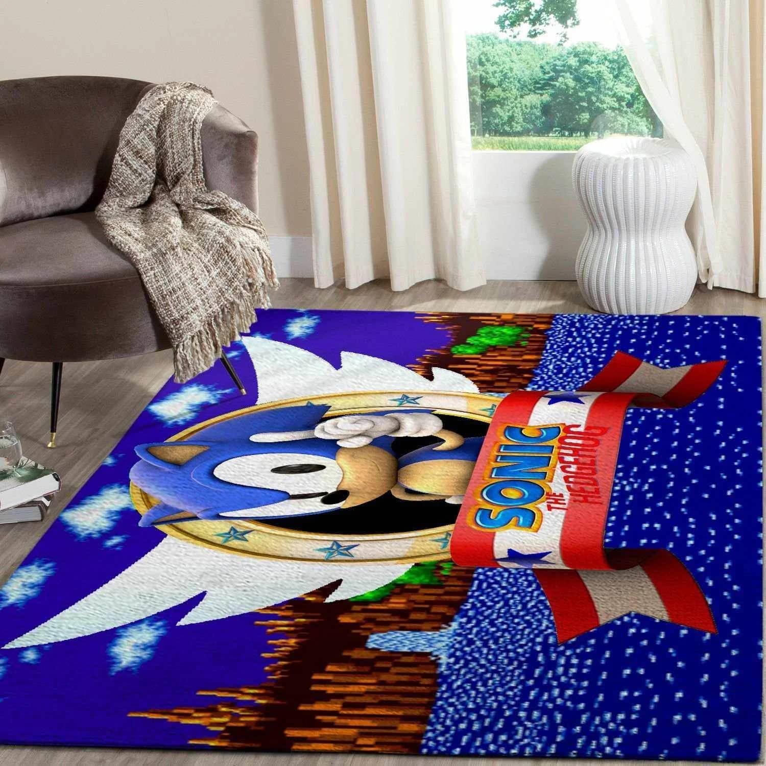 Sonic The Hedgehog Area  Amazon Best Seller Sku 2938 Rug