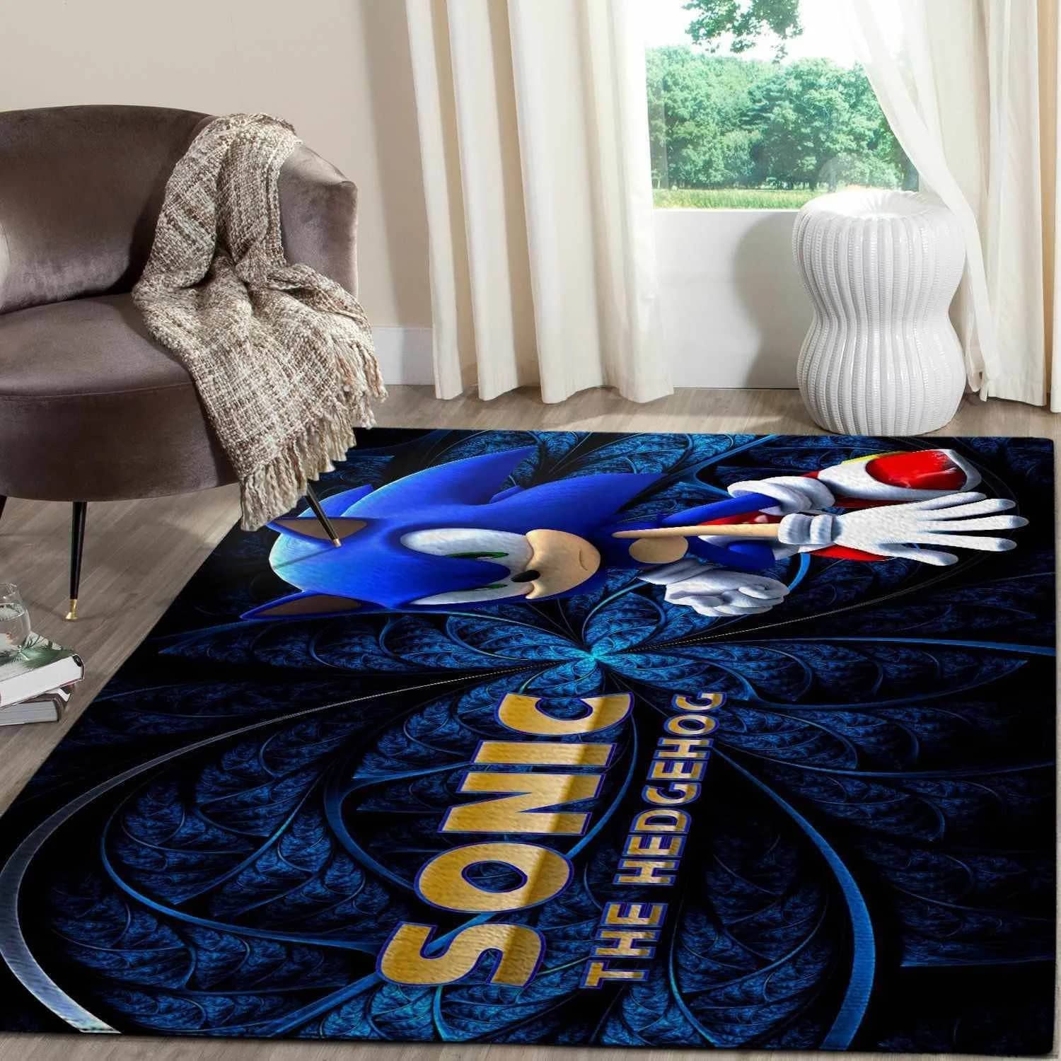 Sonic The Hedgehog Area  Amazon Best Seller Sku 2939 Rug
