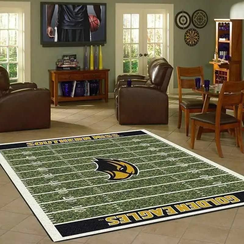 Southern Miss Golden Eagles Home Field Area  Amazon Best Seller Sku 463 Rug