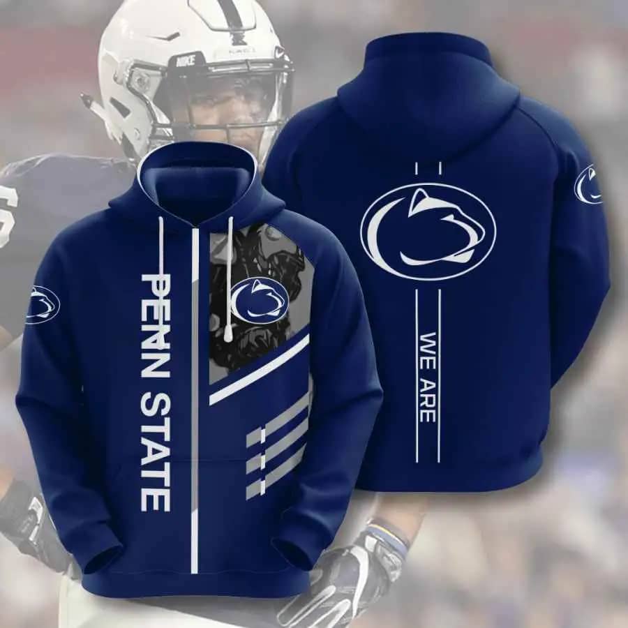 Sports American Football Ncaaf Penn State Nittany Lions Usa 276 Hoodie 3D
