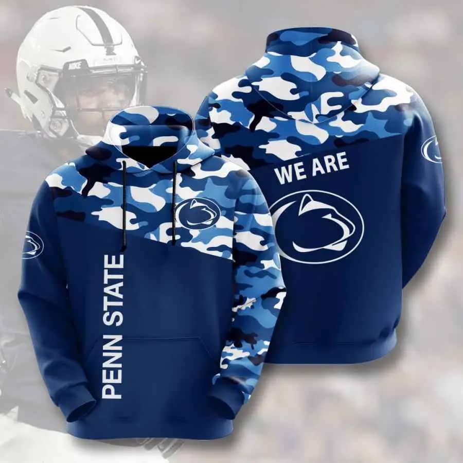 Sports American Football Ncaaf Penn State Nittany Lions Usa 277 Hoodie 3D