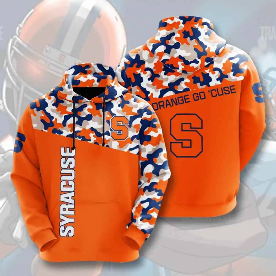 Sports American Football Ncaaf Syracuse Orange Usa 317 Hoodie 3D
