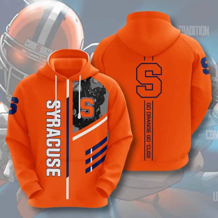 Sports American Football Ncaaf Syracuse Orange Usa 318 Hoodie 3D