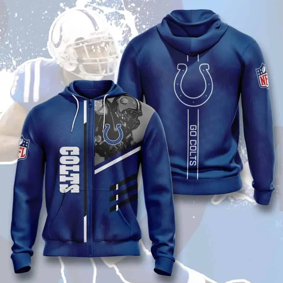 Sports American Football Nfl Indianapolis Colts Usa 173 Hoodie 3D