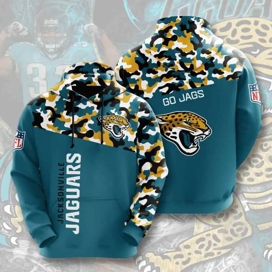 Sports American Football Nfl Jacksonville Jaguars Usa 180 Hoodie 3D