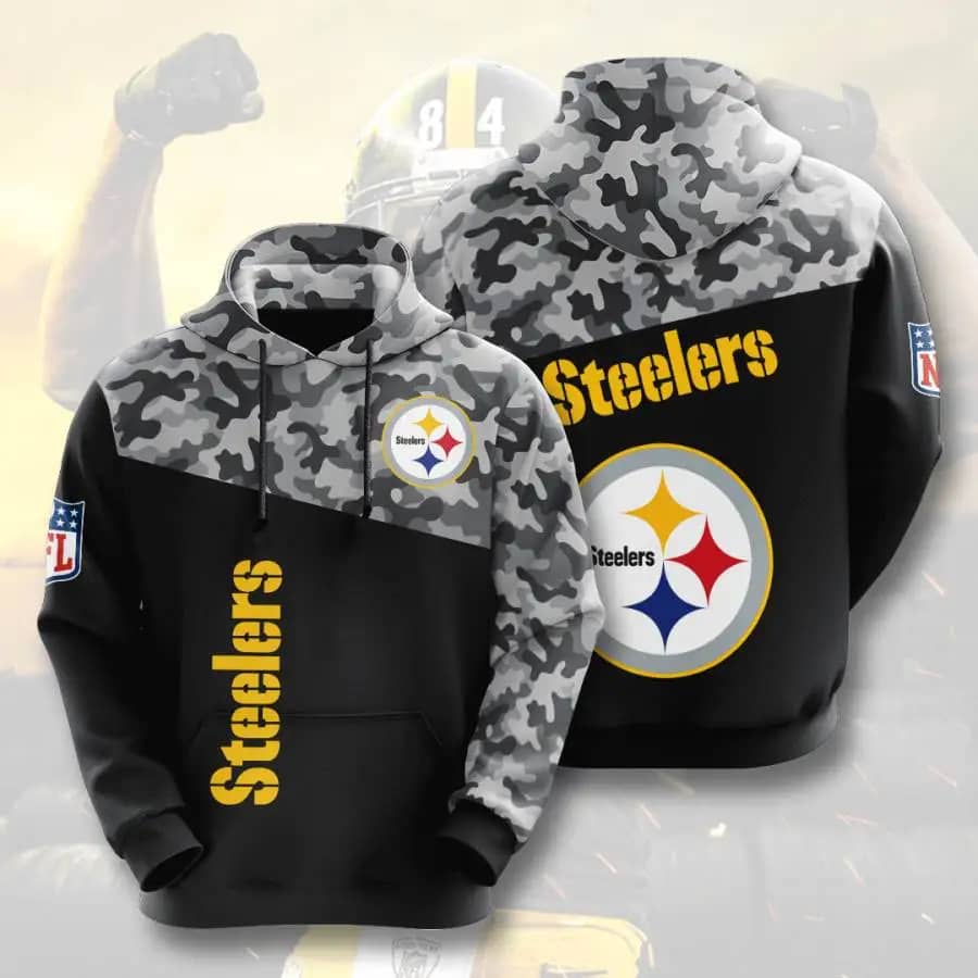 Sports American Football Nfl Pittsburgh Steelers Usa 284 Hoodie 3D