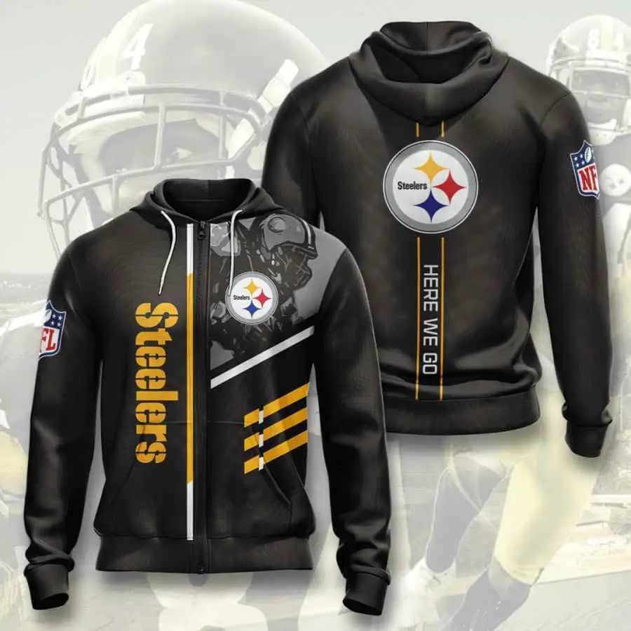 Sports American Football Nfl Pittsburgh Steelers Usa 289 Hoodie 3D