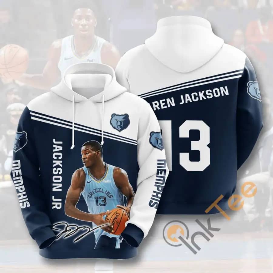 Sports Basketball Nba Memphis Grizzlies Jaren Jackson Jr. Usa 1111 Hoodie 3D