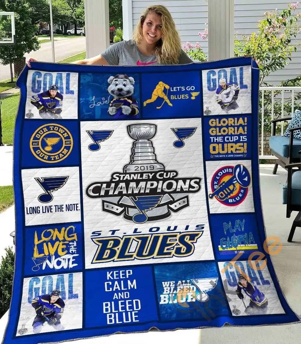 St. Louis Blues Ver4  Blanket TH2906 Quilt