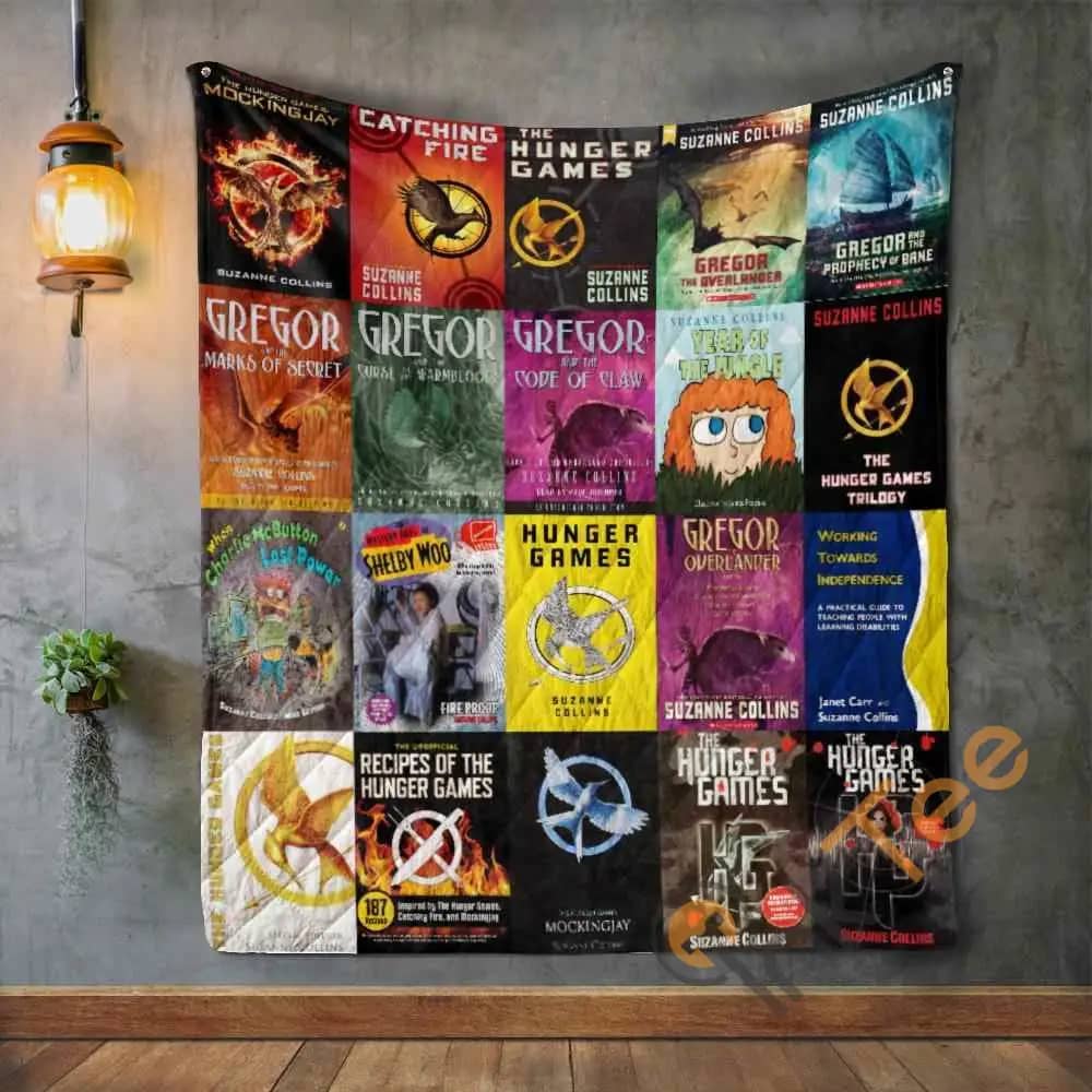 Suzanne Collins Books  Blanket Th1707 Quilt