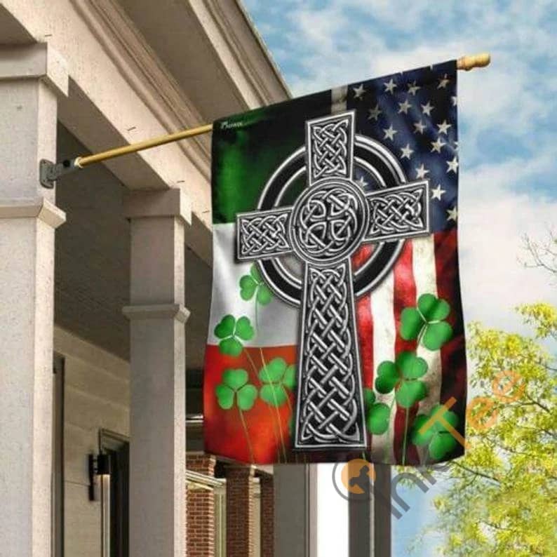 The Irish Celtic Cross Sku 0240 House Flag