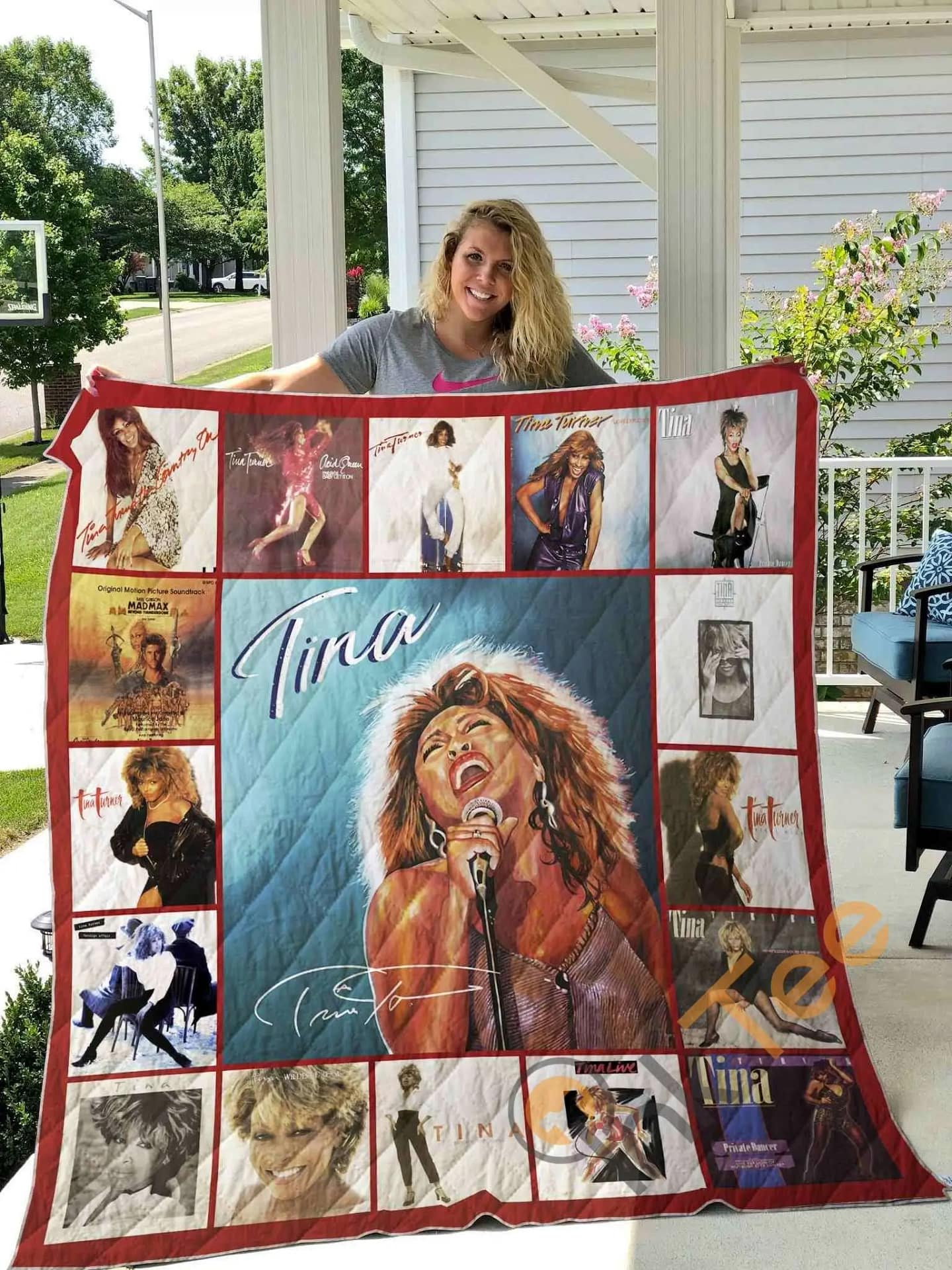 Tina Turner Style 2  Blanket TH1707 Quilt