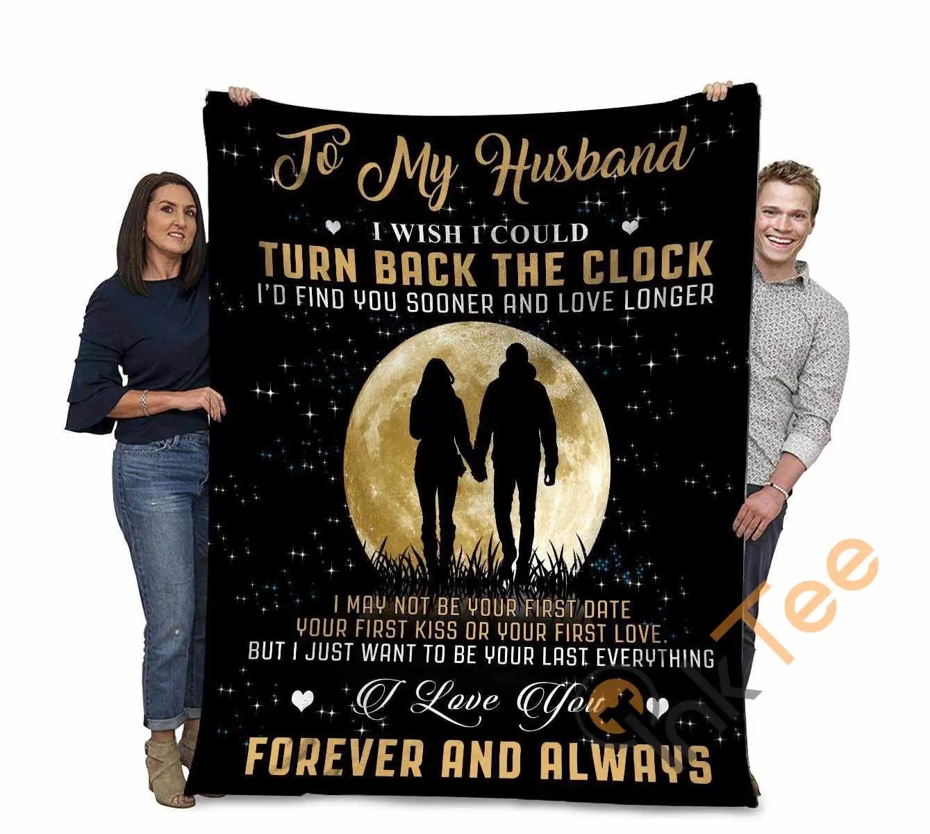 To My Husband I Wish I Could Turn Back The Clock I'd Find You Sooner And Love Longer Ultra Soft Cozy Plush Fleece Blanket