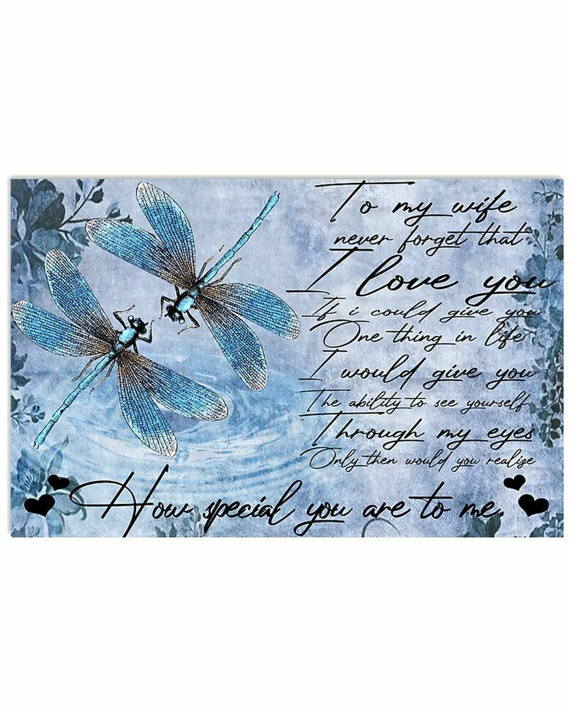 Inktee Store - To My Wife Horizontal Wall Decor (No Frame) Poster Image