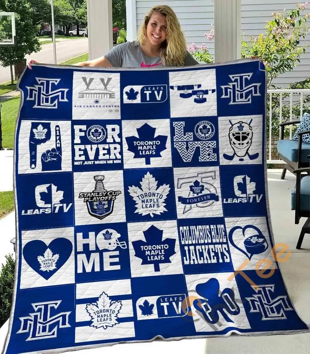 Toronto Maple Leafs V1  Blanket Th2906 Quilt