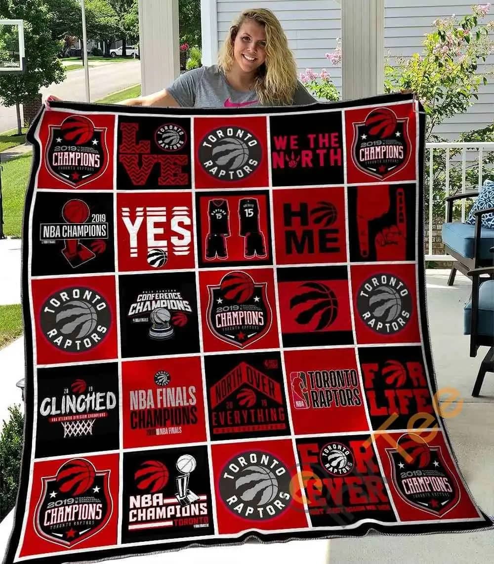 Toronto Raptors Basketball V2  Blanket Th2906 Quilt