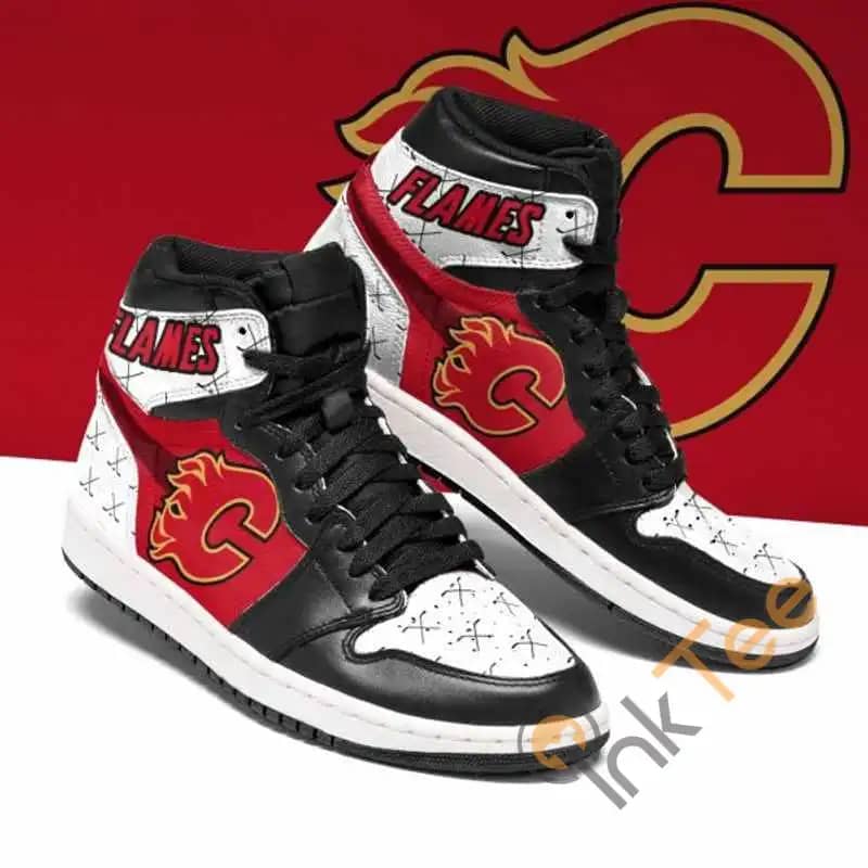 Uic Flames Custom Air Jordan Shoes