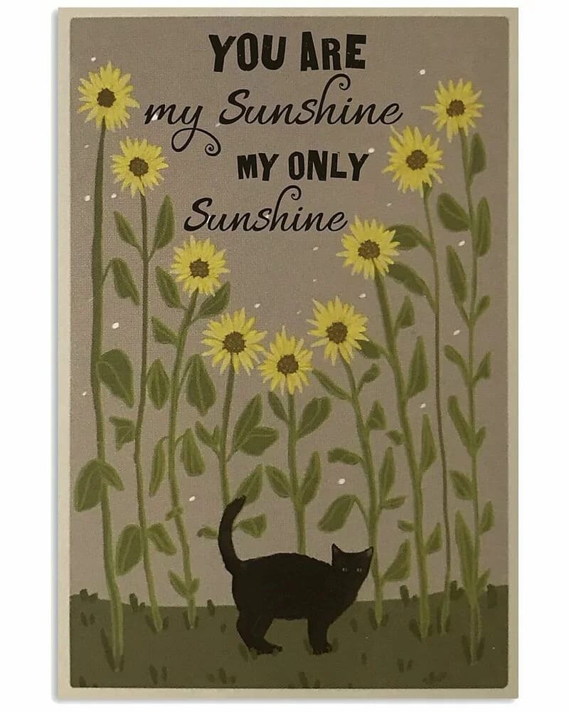 You Are My Sunshine Vertical  Wall Decor  (no Frame) Poster