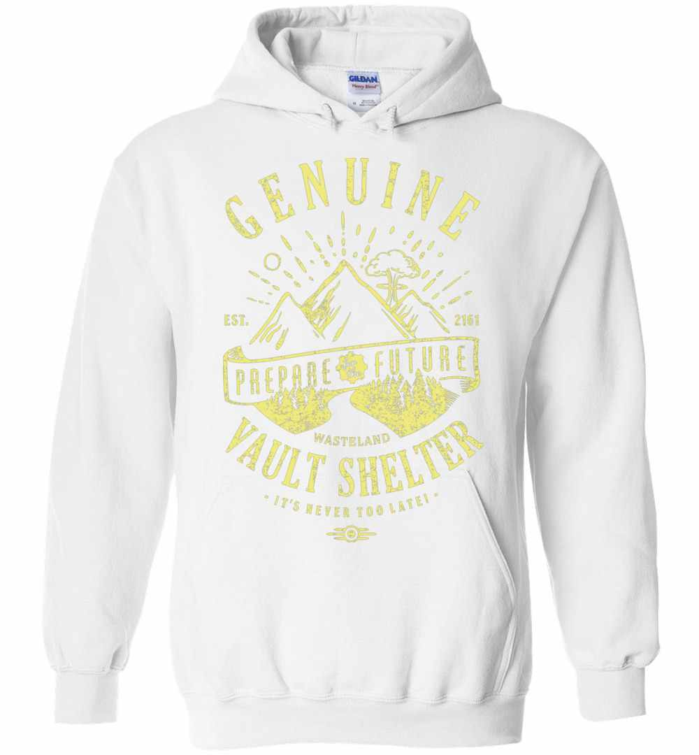Inktee Store - Genuine Vault Shelter - Wasteland Est. 2161 Prepare For The Future Fallout Hoodie Image