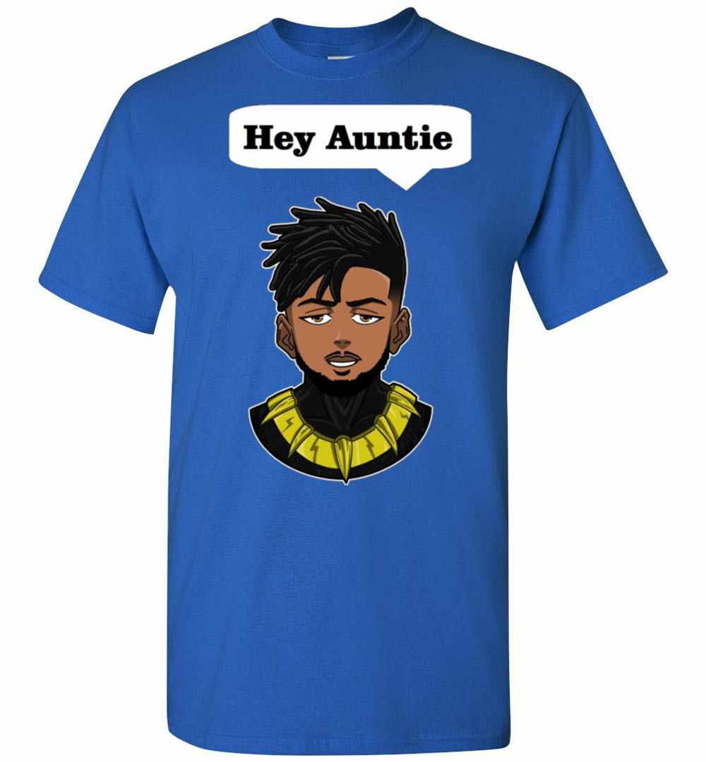Inktee Store - Erik Killmonger Hey Auntie Men'S T-Shirt Image