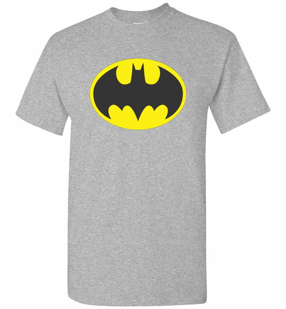 Inktee Store - Batman Symbol Bat Oval Logo Men'S T-Shirt Image