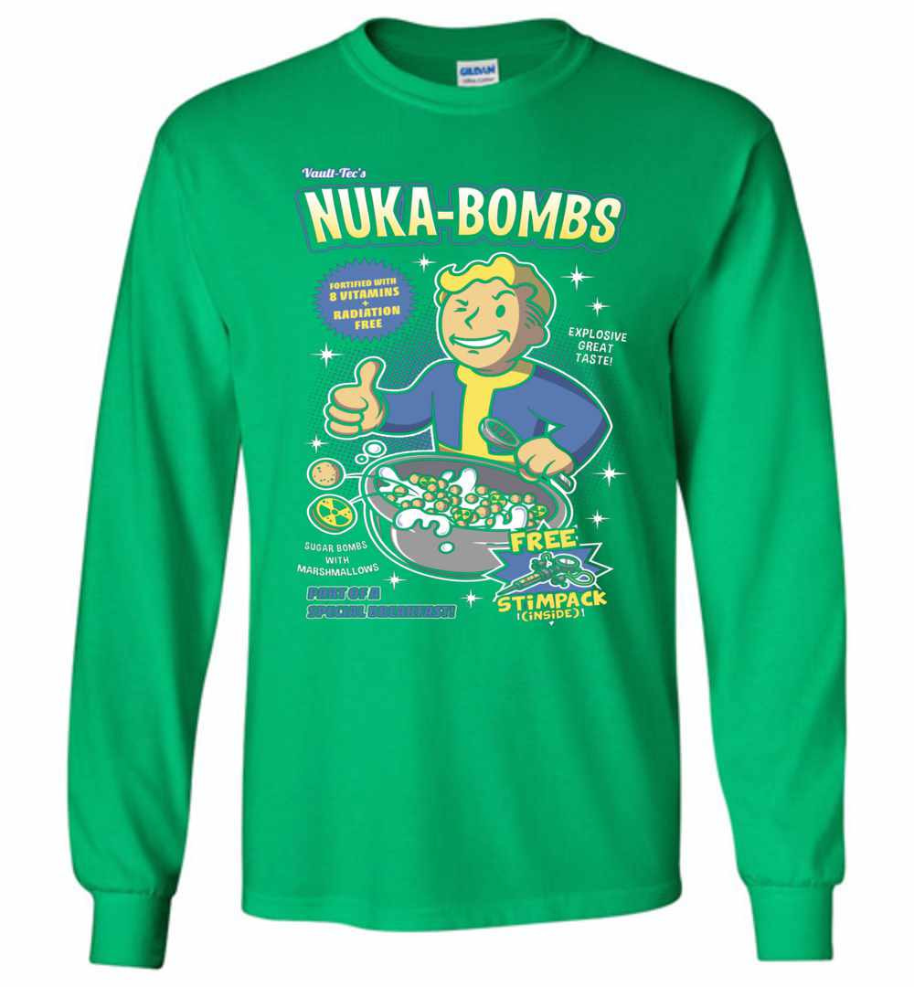 Inktee Store - Fallout 4 Nuka Bombs Long Sleeve T-Shirt Image