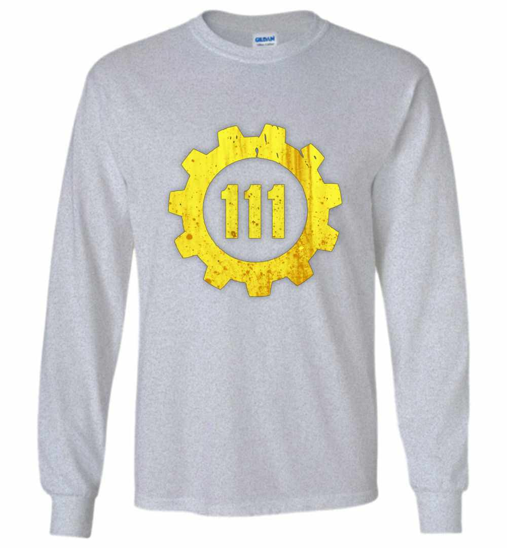 Inktee Store - Fallout 4 Vault 111 Long Sleeve T-Shirt Image
