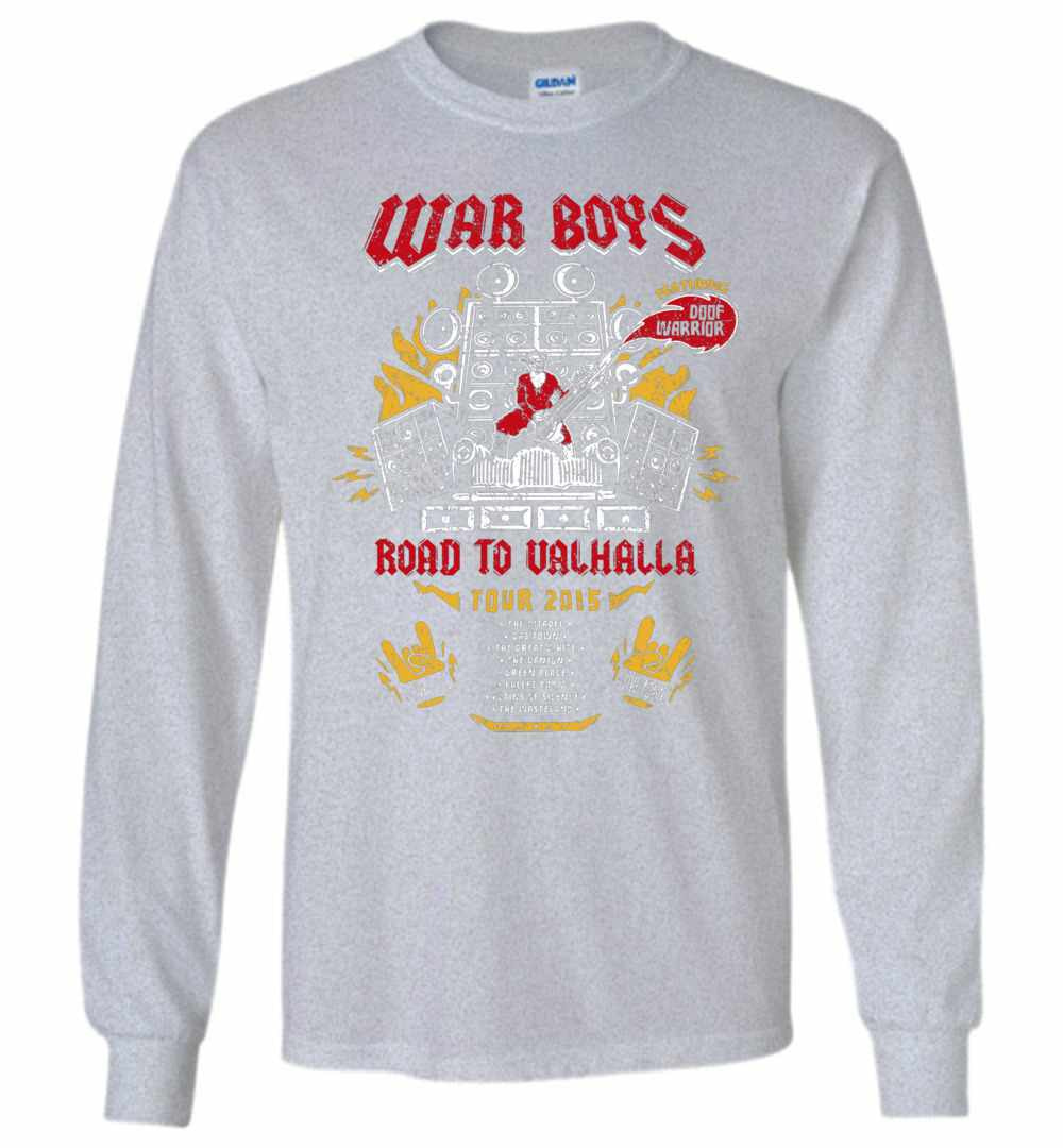 Inktee Store - Road To Valhalla Tour Mad Max Tshirt Long Sleeve T-Shirt Image