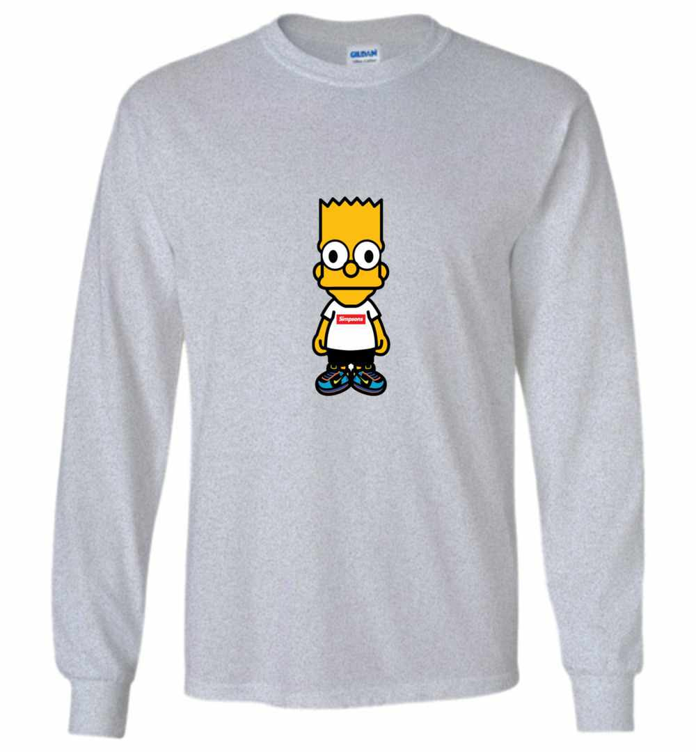 Inktee Store - Hypebeast Simpsons Long Sleeve T-Shirt Image