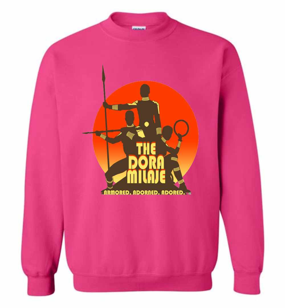 Inktee Store - Dora Milaje - Black Panther Sweatshirt Image