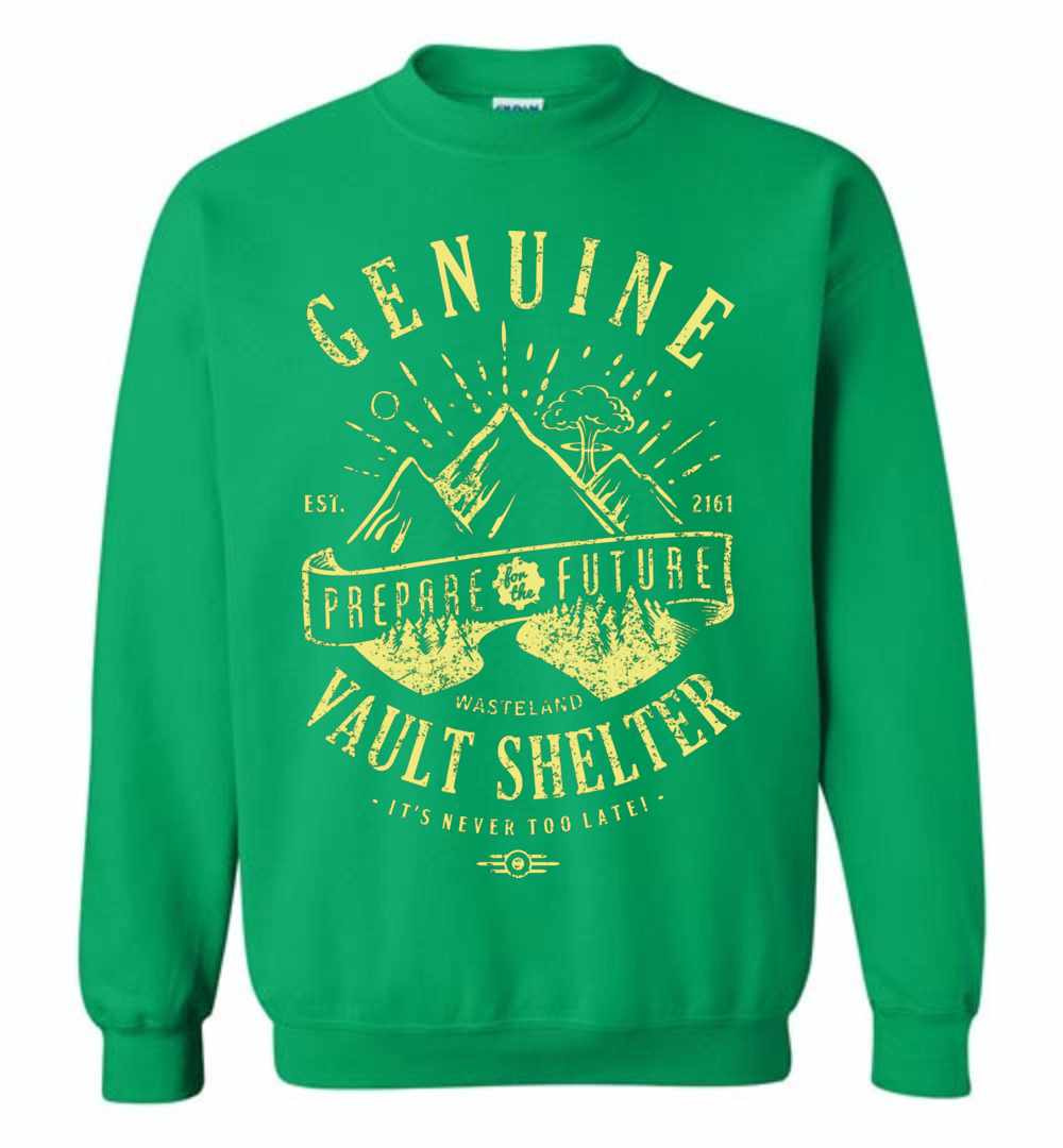 Inktee Store - Genuine Vault Shelter - Wasteland Est. 2161 Prepare For The Future Fallout Sweatshirt Image