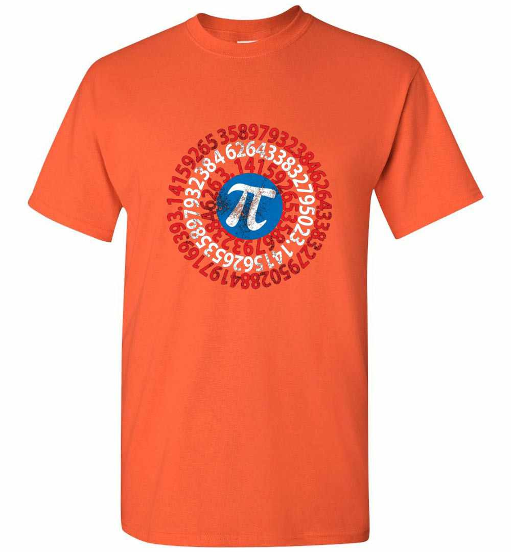 Inktee Store - Captain Pi 3 14 Nerdy Geeky Nerd Geek Math Student Men'S T-Shirt Image