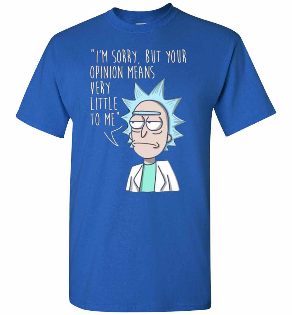 Inktee Store - Rick And Morty Quotes Men'S T-Shirt Image