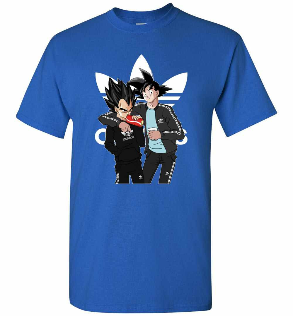 Dragonball Adidas Goku And Vegeta Men’s T-Shirt