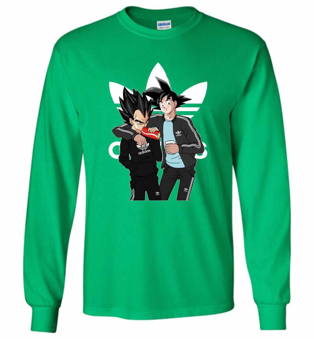 Dragonball Adidas Goku And Vegeta Long Sleeve T-Shirt
