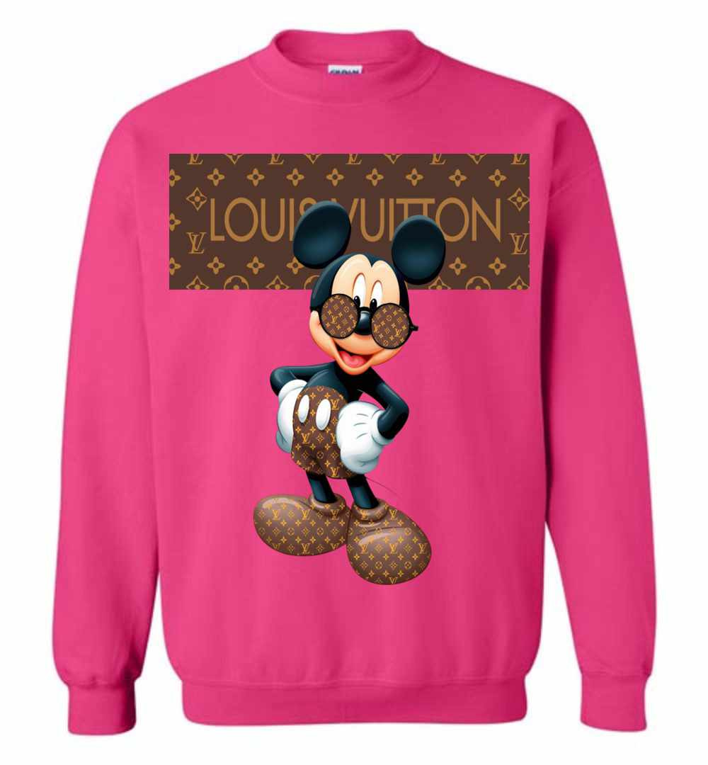Louis Vuitton Stripe Mickey Mouse Stay Stylish Sweatshirt