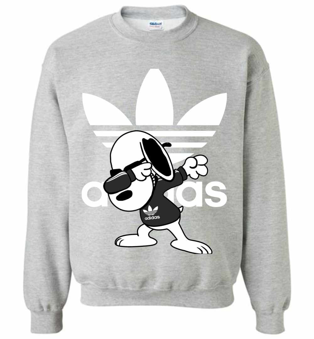 Inktee Store - Snoopy Adidas Dabbing Sweatshirt Image