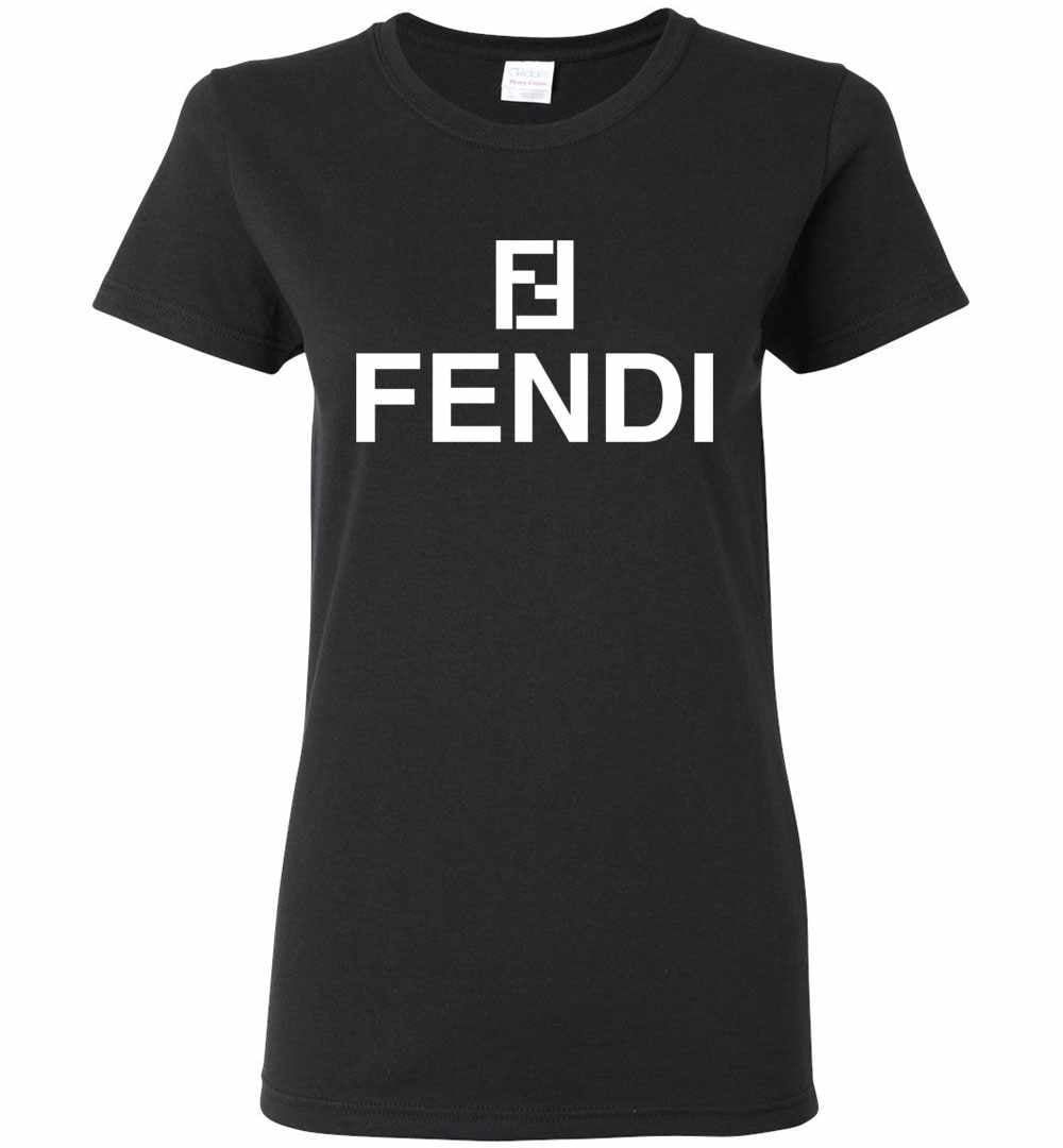 Inktee Store - Fendi Logo Women'S T-Shirt Image
