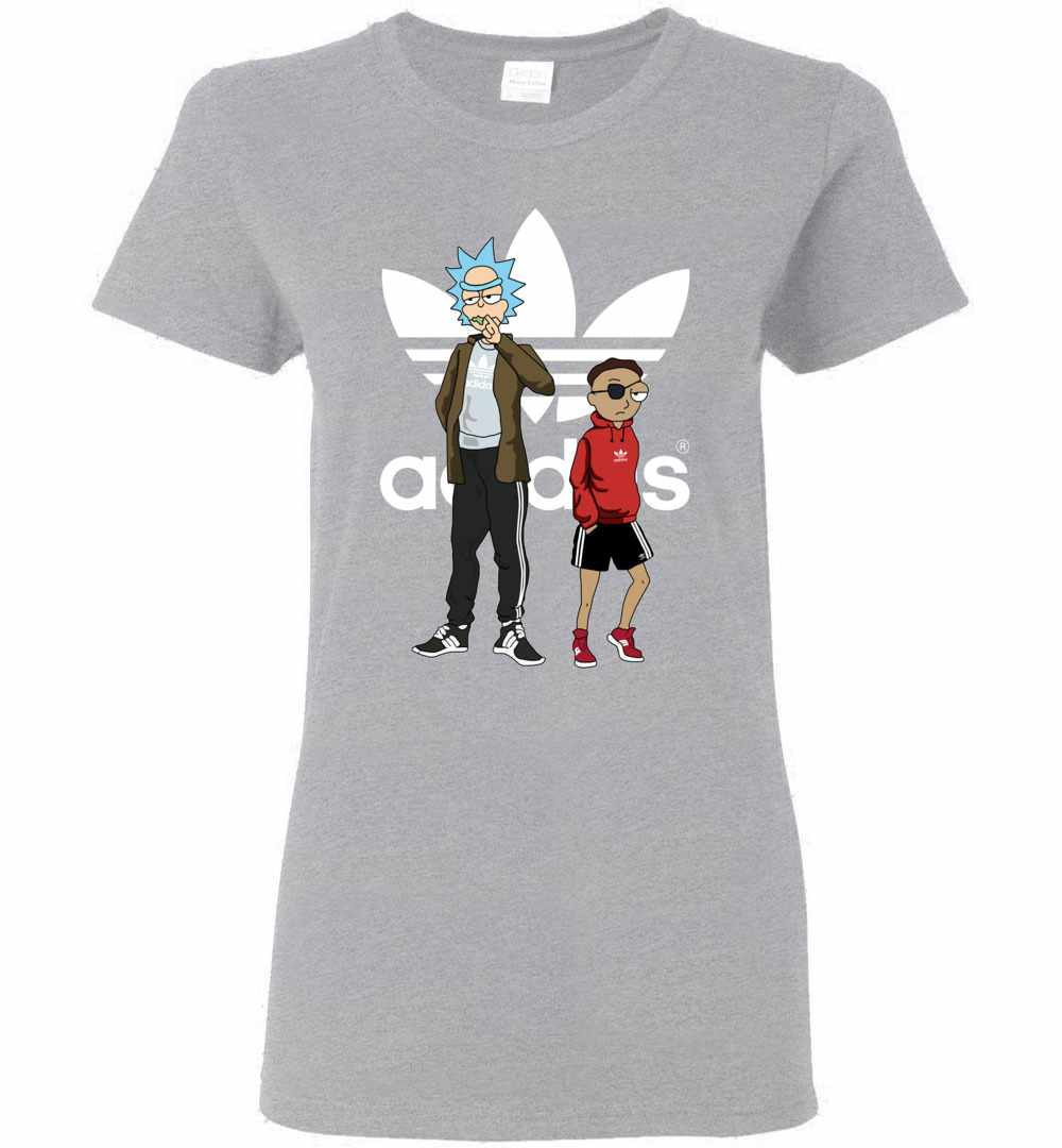 Inktee Store - Rick And Morty Adidas Women'S T-Shirt Image