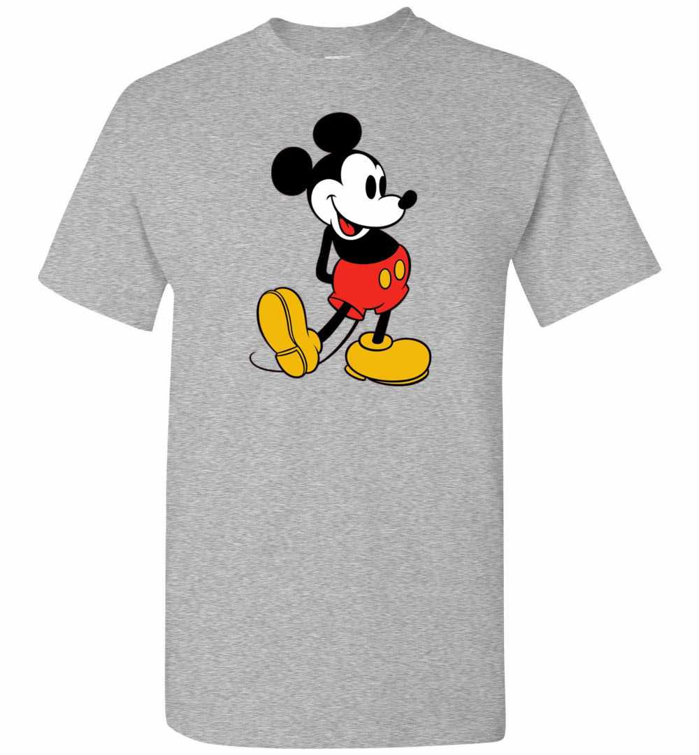 Inktee Store - Disney Classic Mickey Mouse Men'S T-Shirt Image