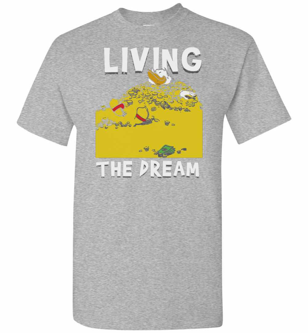 Disney Ducktales Scrooge Mcduck Living The Dream Men’s T-Shirt