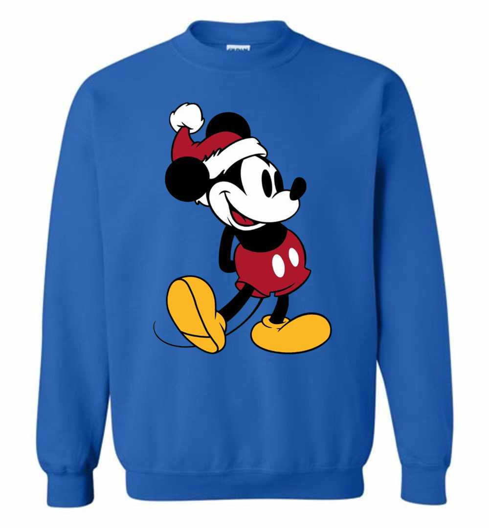 Inktee Store - Disney Classic Mickey Mouse Christmas Sweatshirt Image